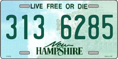 NH license plate 3136285