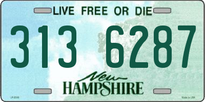 NH license plate 3136287