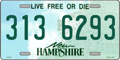 NH license plate 3136293