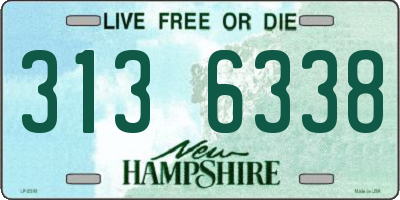 NH license plate 3136338
