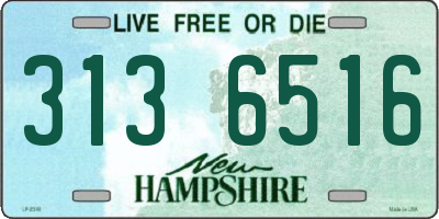 NH license plate 3136516