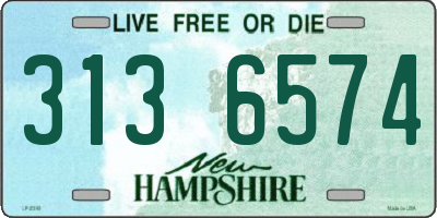 NH license plate 3136574