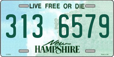 NH license plate 3136579