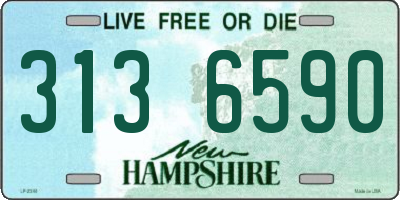 NH license plate 3136590