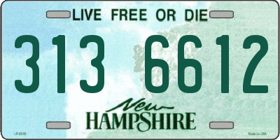 NH license plate 3136612
