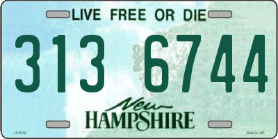 NH license plate 3136744