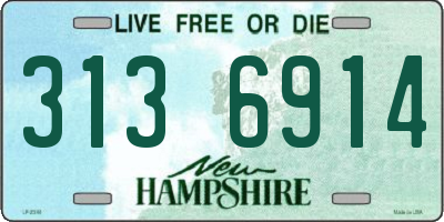 NH license plate 3136914