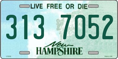 NH license plate 3137052