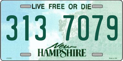 NH license plate 3137079