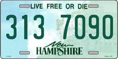 NH license plate 3137090