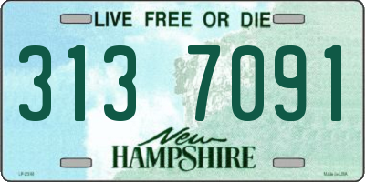 NH license plate 3137091