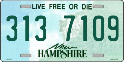 NH license plate 3137109