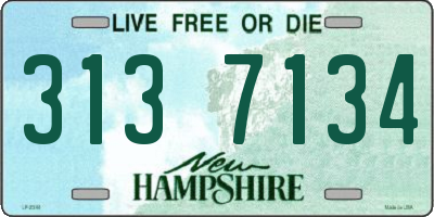 NH license plate 3137134