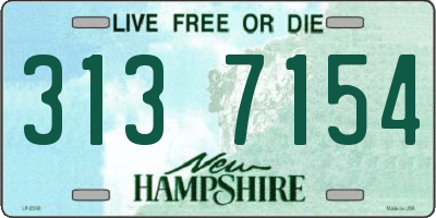 NH license plate 3137154