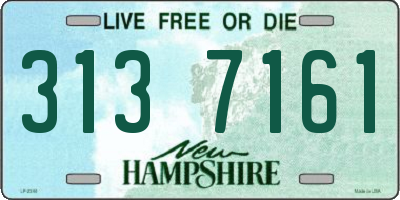 NH license plate 3137161