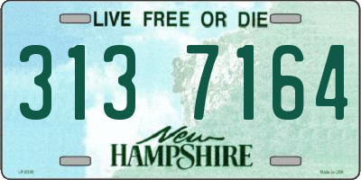 NH license plate 3137164