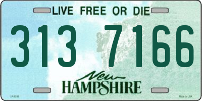 NH license plate 3137166