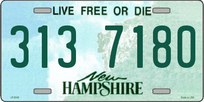 NH license plate 3137180