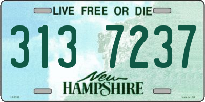 NH license plate 3137237