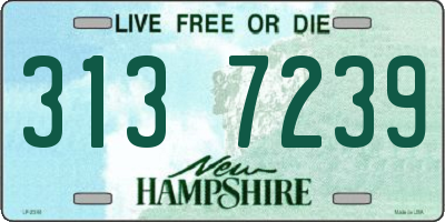 NH license plate 3137239