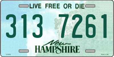 NH license plate 3137261
