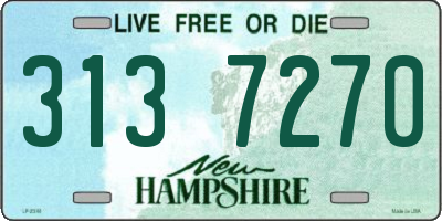 NH license plate 3137270