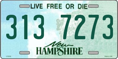 NH license plate 3137273