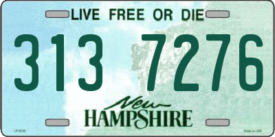 NH license plate 3137276
