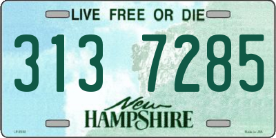 NH license plate 3137285