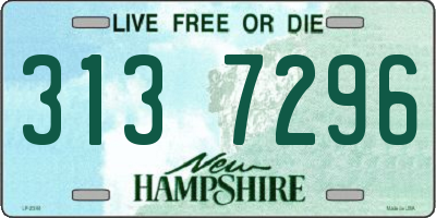 NH license plate 3137296