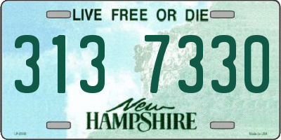 NH license plate 3137330