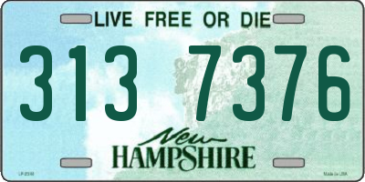 NH license plate 3137376