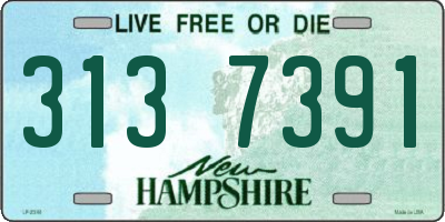 NH license plate 3137391