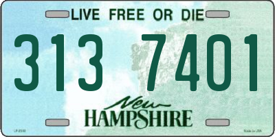 NH license plate 3137401