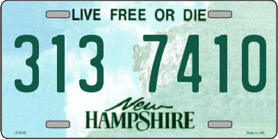 NH license plate 3137410