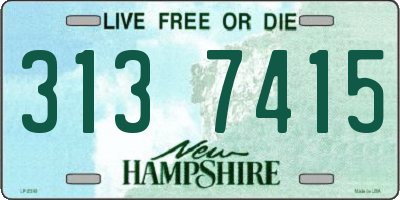 NH license plate 3137415