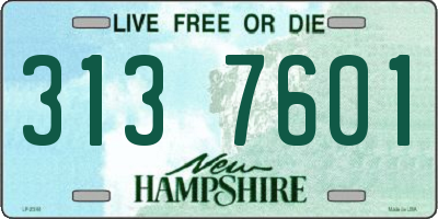 NH license plate 3137601