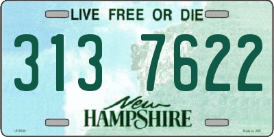 NH license plate 3137622