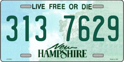 NH license plate 3137629