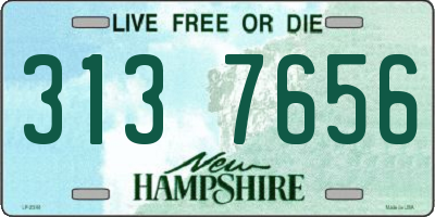 NH license plate 3137656