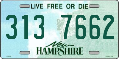 NH license plate 3137662