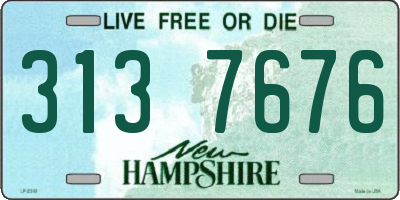 NH license plate 3137676