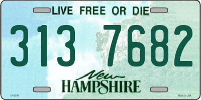 NH license plate 3137682