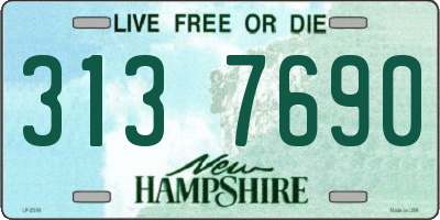 NH license plate 3137690