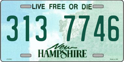 NH license plate 3137746