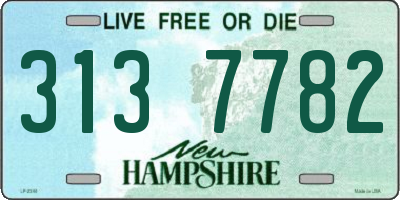 NH license plate 3137782