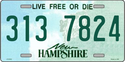 NH license plate 3137824