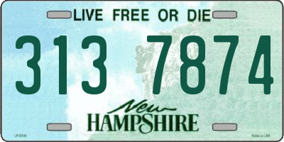 NH license plate 3137874