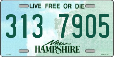 NH license plate 3137905