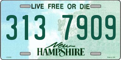 NH license plate 3137909